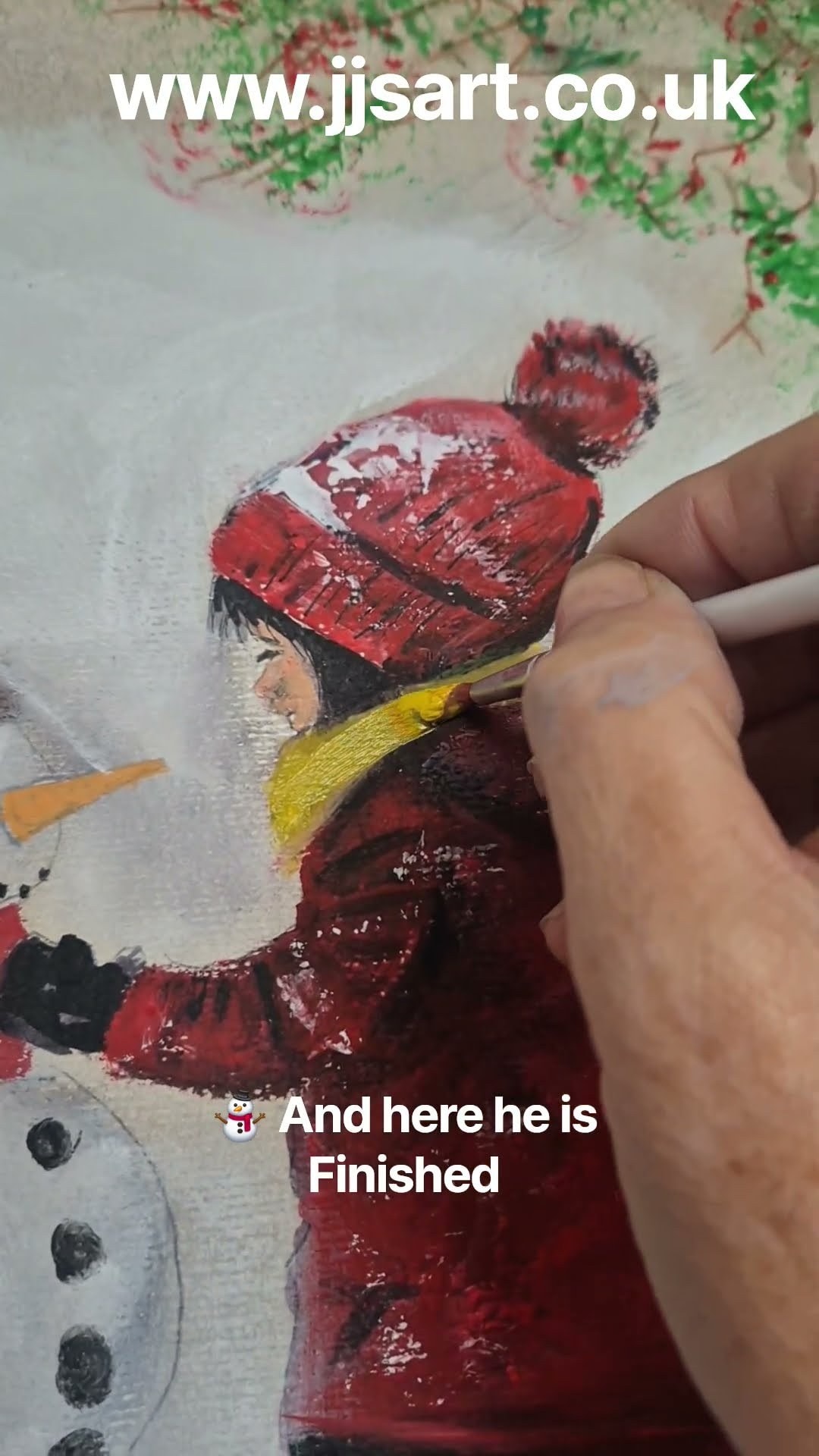 ⛄ And here he is — complete at last! ❄️