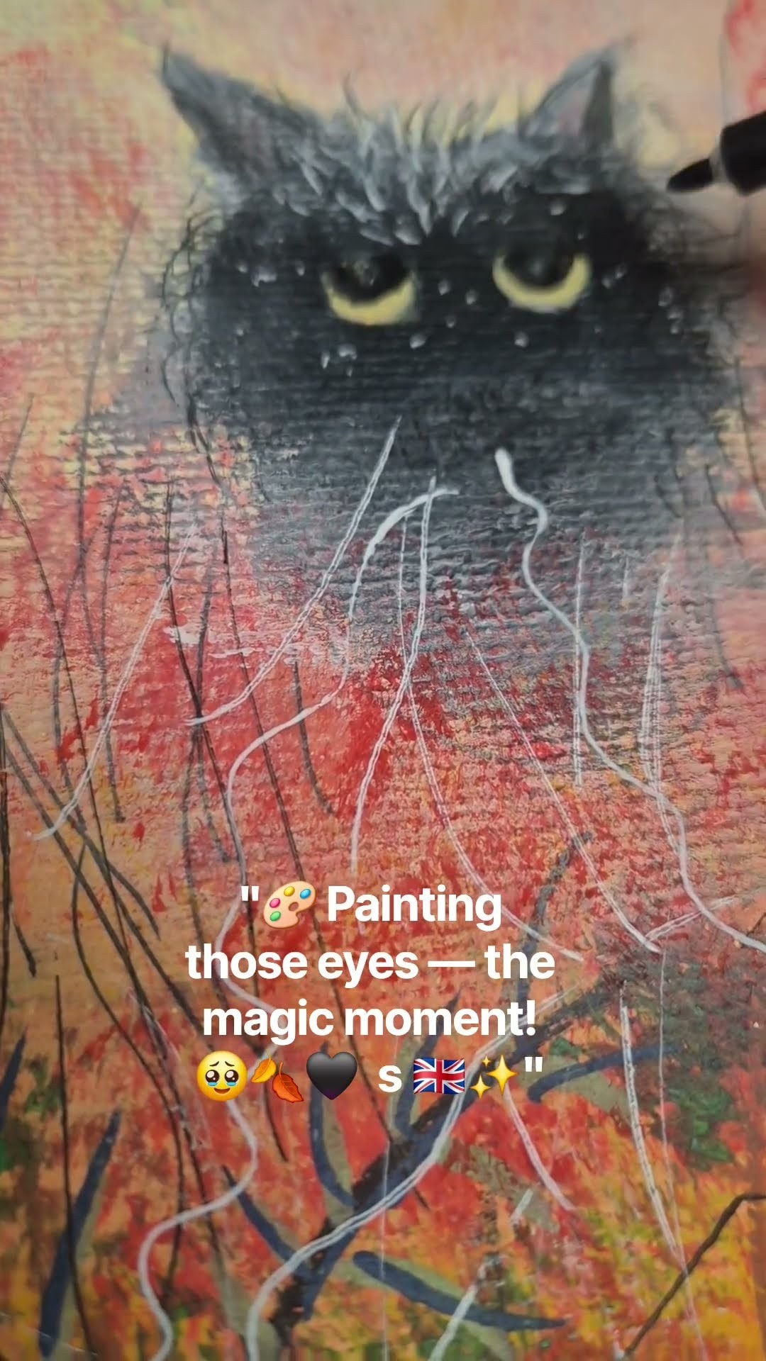 Too Cool for Autumn — The Autumn Black Cat 🍂🖤 As the world turns to gold