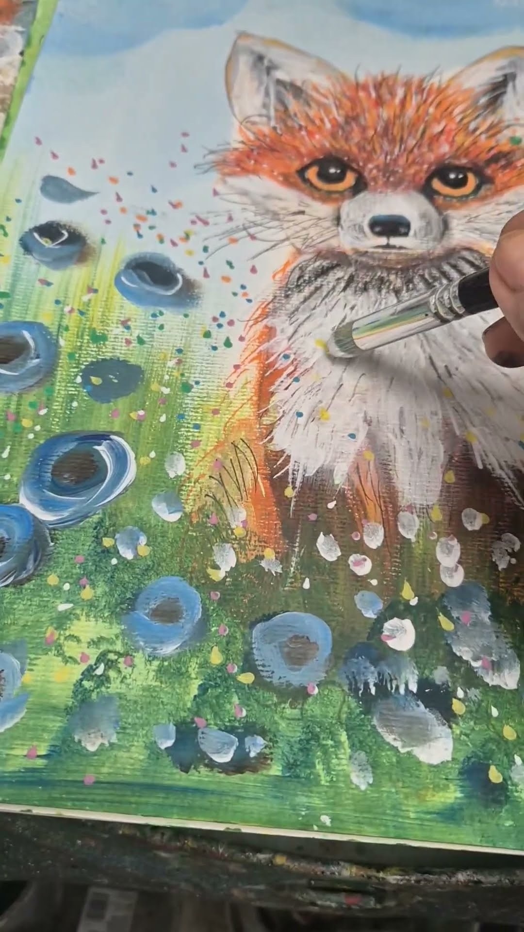 Meet the Summer Fox — wide-eyed and full of wonder, standing